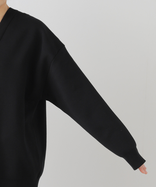 EVERYDAY I LIKE.（エヴリディアイライク）の「*ソフィアVネックカーディガン（カーディガン/ボレロ・レディース・ブラック・FREE）」の14枚目の写真