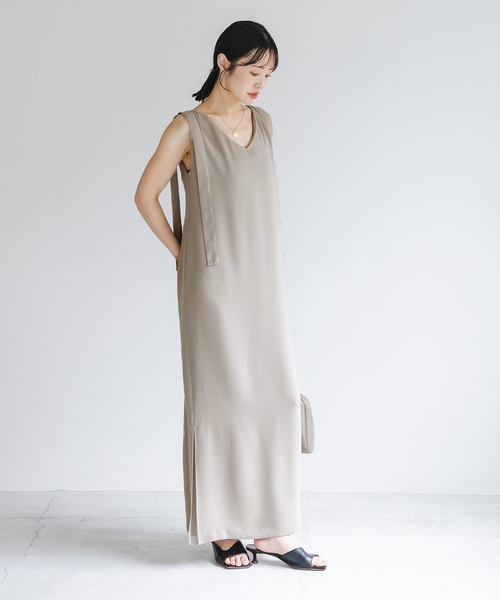 セール】【洗える】ウォッシャブルジョーゼット2wayワンピース