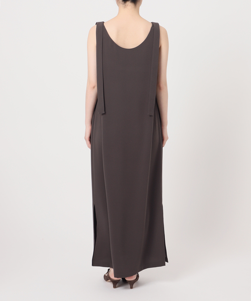 新品NOBLE【洗える】ウォッシャブルジョーゼット2wayワンピース Noble（ノーブル）の「【洗える】ウォッシャブルジョーゼット