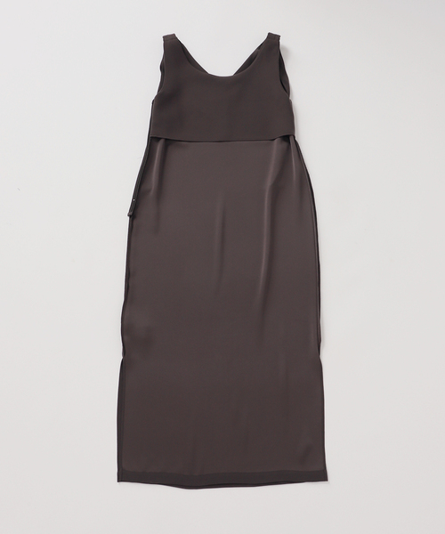 新品NOBLE【洗える】ウォッシャブルジョーゼット2wayワンピース 洗える】ウォッシャブルジョーゼット2wayワンピース | ノーブル