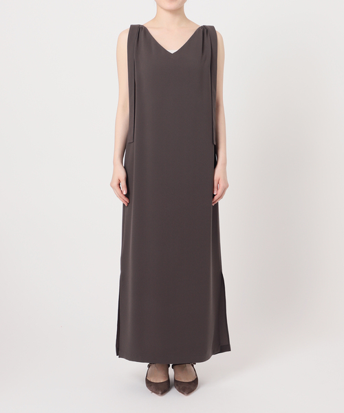 【新品】noble ウォッシャブルジョーゼット2wayOP 36 Noble（ノーブル）の「【洗える】ウォッシャブルジョーゼット