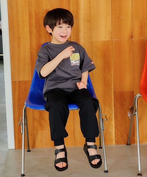 FOUND GOOD（ファウンドグッド）の「K/POPPOTシャツ（Tシャツ/カットソー・キッズ・ホワイト系5/グレー系8・120cm/140cm）」の6枚目の写真