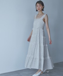 Ampirula（アンピルーラ）の「ドットティアードフリルロングワンピース（ワンピース）」