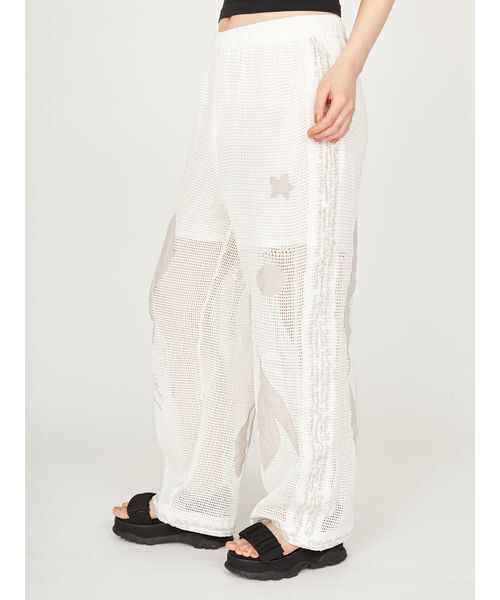 emmi(エミ)の「【emmi×Leo Lionni】 メッシュパンツ(その他パンツ・レディース・ブラック/ホワイト/グリーン・0/1)」の6枚目の写真