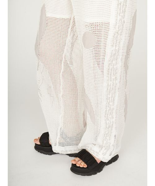 emmi(エミ)の「【emmi×Leo Lionni】 メッシュパンツ(その他パンツ・レディース・ブラック/ホワイト/グリーン・0/1)」の7枚目の写真