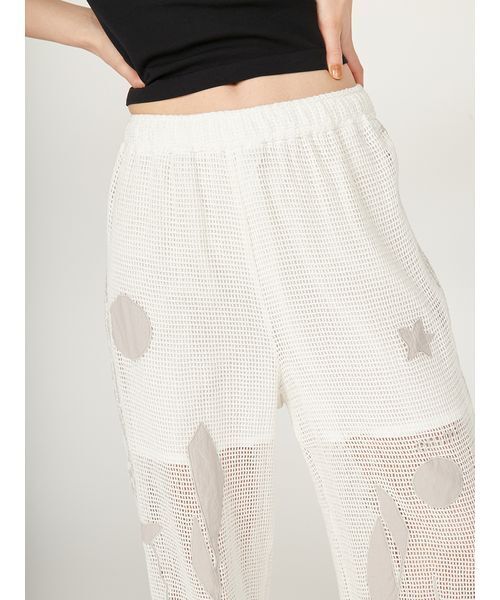 emmi(エミ)の「【emmi×Leo Lionni】 メッシュパンツ(その他パンツ・レディース・ブラック/ホワイト/グリーン・0/1)」の9枚目の写真