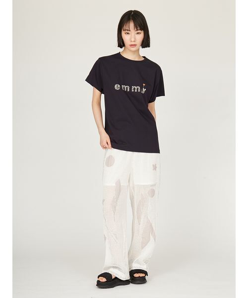 【emmi×Leo Lionni】 メッシュパンツ ブラック1 emmi×Leo Lionni】 メッシュパンツ（その他パンツ）｜emmi（エミ