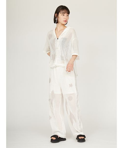 emmi(エミ)の「【emmi×Leo Lionni】 メッシュパンツ(その他パンツ・レディース・ブラック/ホワイト/グリーン・0/1)」の16枚目の写真