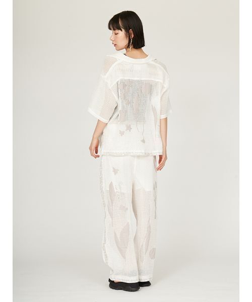 emmi(エミ)の「【emmi×Leo Lionni】 メッシュパンツ(その他パンツ・レディース・ブラック/ホワイト/グリーン・0/1)」の17枚目の写真