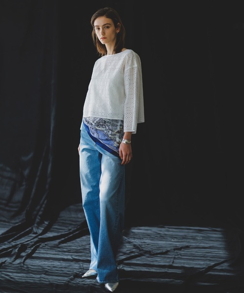 JAPAN BLUE JEANS】ワイドパンツ≪洗濯機で洗える≫（デニムパンツ