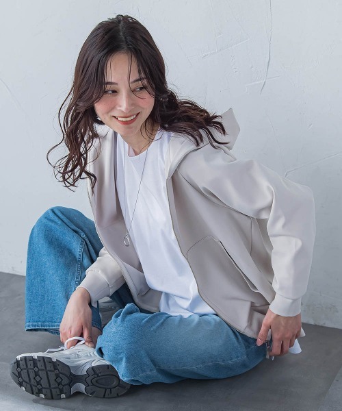 LAUTREAMONT（ロートレアモン）の「【JAPAN BLUE JEANS】ワイドパンツ≪洗濯機で洗える≫（デニムパンツ・レディース・ネイビー/ライトブルー・9号/11号/7号）」の3枚目の写真
