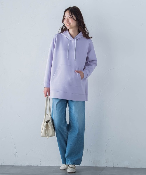 LAUTREAMONT（ロートレアモン）の「【JAPAN BLUE JEANS】ワイドパンツ≪洗濯機で洗える≫（デニムパンツ・レディース・ネイビー/ライトブルー・9号/11号/7号）」の16枚目の写真