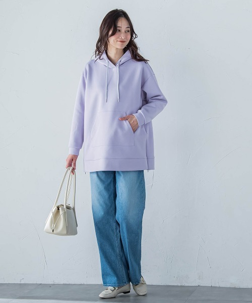 LAUTREAMONT（ロートレアモン）の「【JAPAN BLUE JEANS】ワイドパンツ≪洗濯機で洗える≫（デニムパンツ・レディース・ネイビー/ライトブルー・9号/11号/7号）」の17枚目の写真