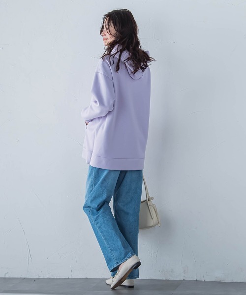 LAUTREAMONT（ロートレアモン）の「【JAPAN BLUE JEANS】ワイドパンツ≪洗濯機で洗える≫（デニムパンツ・レディース・ネイビー/ライトブルー・9号/11号/7号）」の19枚目の写真