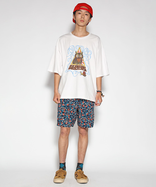 ALDIES（アールディーズ）の「Owl Big T / アウルビッグT（Tシャツ/カットソー・メンズ・ホワイト/ブルー/グリーン・FREE）」の17枚目の写真