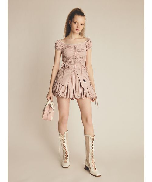 FURFUR（ファーファー）の「【FILAコラボ】バルーンスコート（スカート・レディース・ブラック/ホワイト/ピンク・FREE）」の20枚目の写真