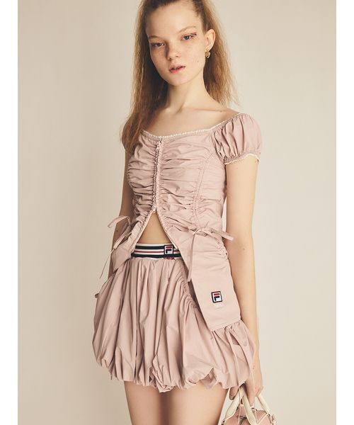 FURFUR（ファーファー）の「【FILAコラボ】バルーンスコート（スカート・レディース・ブラック/ホワイト/ピンク・FREE）」の22枚目の写真