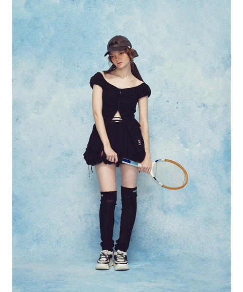 FURFUR（ファーファー）の「【FILAコラボ】バルーンスコート（スカート・レディース・ブラック/ホワイト/ピンク・FREE）」の10枚目の写真