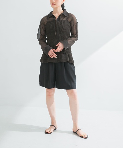 URBAN RESEARCH / アーバンリサーチ ラミー混スキッパーシアーニット ラミー混スキッパーシアーニット[URA5-22T022]｜URBAN RESEARCH