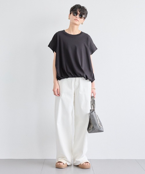 BARNYARDSTORM（バンヤードストーム）の「BARNYARDSTORM / ジャガードテープメッシュトート（トートバッグ・レディース・ブラック系その他/チャコールグレー/ブラック系その他2/ホワイト・FREE）」の18枚目の写真