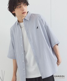 Parts Lab.】Basic Brushed Polyester Rregular Collar Shirt