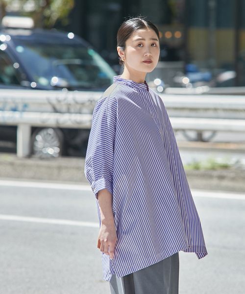 journal standard L'essage（ジャーナルスタンダードレサージュ）の「《追加2》1/60ブロードドルマンシャツ（シャツ/ブラウス・レディース・ライトブルー/ブルー系その他/ホワイト・FREE）」の17枚目の写真