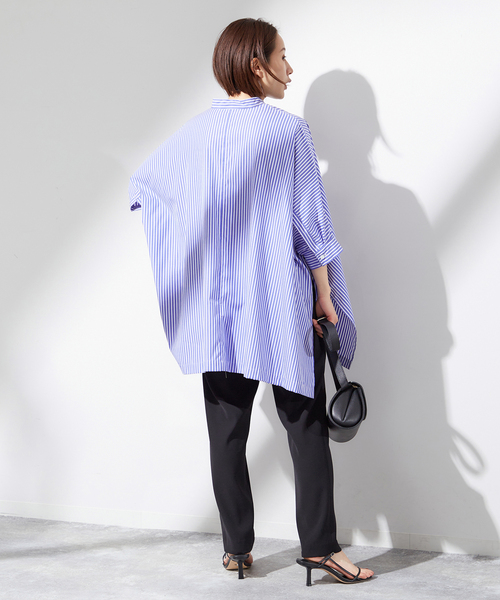 journal standard L'essage（ジャーナルスタンダードレサージュ）の「《追加2》1/60ブロードドルマンシャツ（シャツ/ブラウス・レディース・ライトブルー/ブルー系その他/ホワイト・FREE）」の19枚目の写真