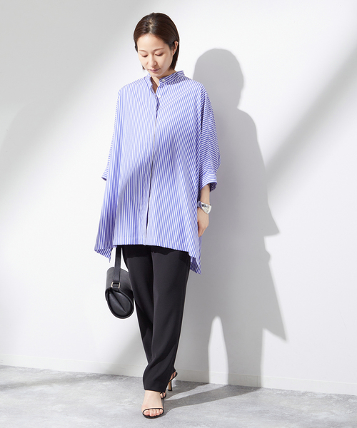 journal standard L'essage（ジャーナルスタンダードレサージュ）の「《追加2》1/60ブロードドルマンシャツ（シャツ/ブラウス・レディース・ライトブルー/ブルー系その他/ホワイト・FREE）」の20枚目の写真