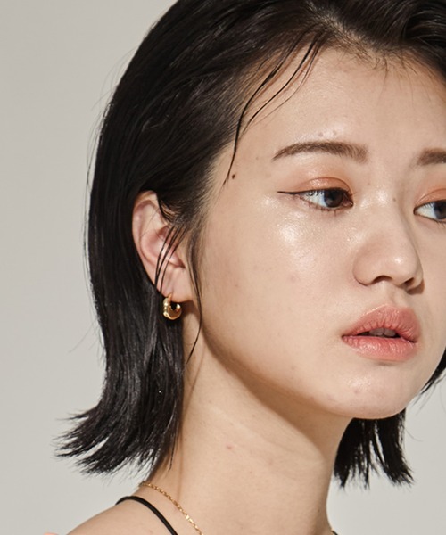 美品　soierie ソワリー　Connect eight hoop ピアス Soierie】コネクトエイトループリング – ファッションスナップストア