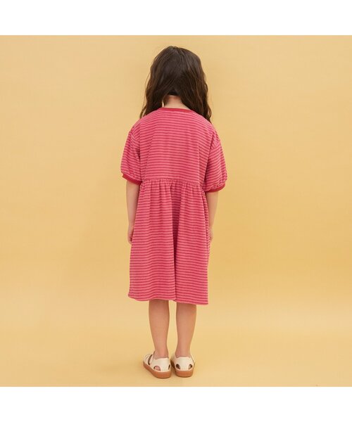 セール】【WEB限定】パイルボーダーワンピース（ワンピース