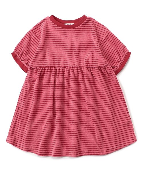 SOLDOUT♡ボーダーポンチワンピース♡ セール】ボーダー柄ニットワンピースポロワンピース（ワンピース