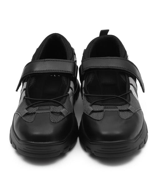 WEGO(ウィゴー)の「WEGO/ドローコードベルクロシューズ(スニーカー・レディース・レッド/ホワイト/ブラック・MEDIUM/LARGE)」の22枚目の写真