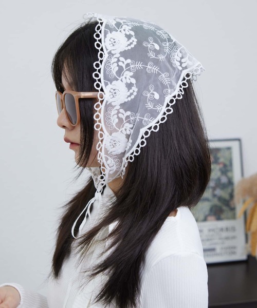 GASA バブーシュカ クロシェニットバブーシュカ（その他ヘアアクセサリー