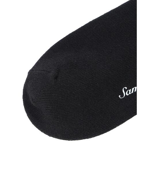 Samansa Mos2(サマンサ モスモス)の「【miyuki matsuo×Samansa Mos2】刺繍ソックス(ソックス/靴下・レディース・ブラック/オフホワイト/パープル・F)」の10枚目の写真