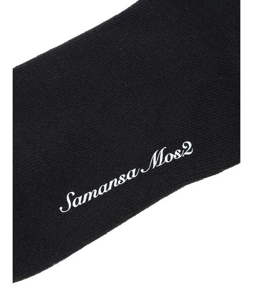 Samansa Mos2(サマンサ モスモス)の「【miyuki matsuo×Samansa Mos2】刺繍ソックス(ソックス/靴下・レディース・ブラック/オフホワイト/パープル・F)」の11枚目の写真