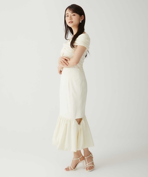 Luan(ルアン)の「【Luan】BALLOON SKIRT/バルーンスカート(スカート・レディース・ブラック/ホワイト・1/0)」の1枚目の写真