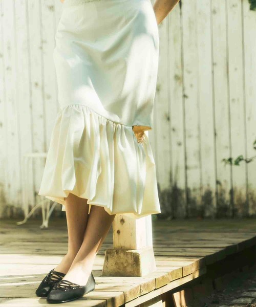 Luan(ルアン)の「【Luan】BALLOON SKIRT/バルーンスカート(スカート・レディース・ブラック/ホワイト・1/0)」の6枚目の写真
