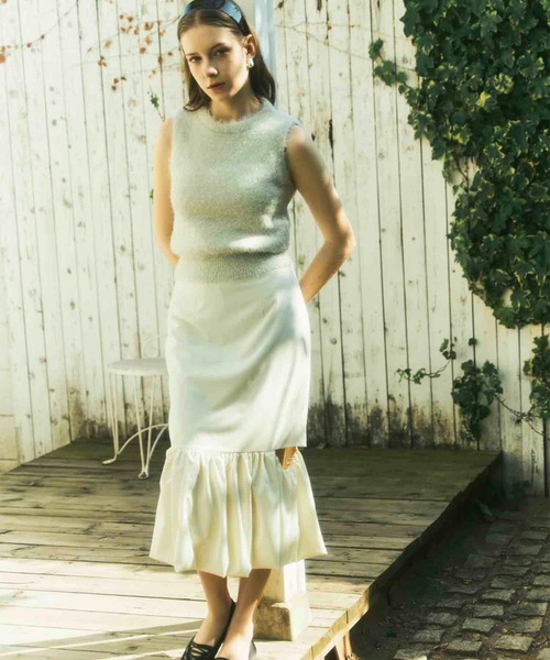 Luan(ルアン)の「【Luan】BALLOON SKIRT/バルーンスカート(スカート・レディース・ブラック/ホワイト・1/0)」の5枚目の写真