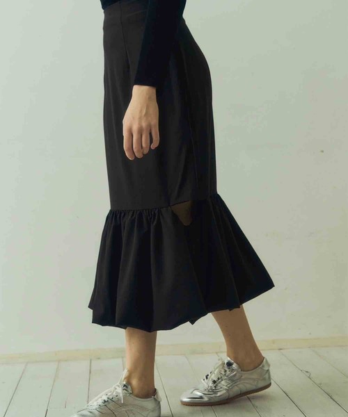 Luan(ルアン)の「【Luan】BALLOON SKIRT/バルーンスカート(スカート・レディース・ブラック/ホワイト・1/0)」の16枚目の写真
