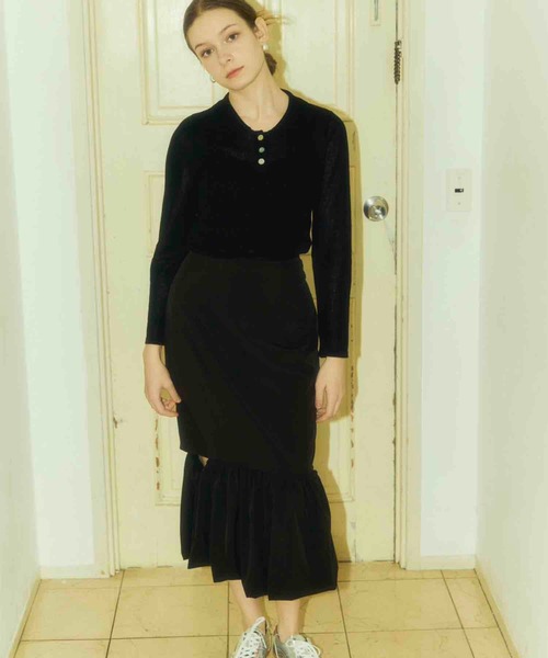Luan(ルアン)の「【Luan】BALLOON SKIRT/バルーンスカート(スカート・レディース・ブラック/ホワイト・1/0)」の12枚目の写真