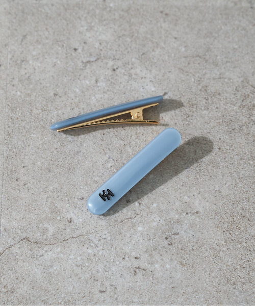 Kastane（カスタネ）の「【新色追加/fiw.】ロゴピンSET（ヘアピン・レディース・サックスブルー/ブラウン/レッド/ブラック・FREE）」の4枚目の写真