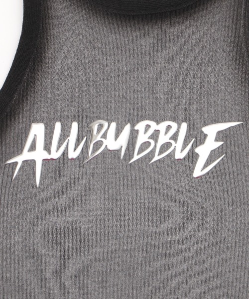 Figments（フィグメンツ）の「メタルロゴタンク（タンクトップ・レディース・ホワイト/グレー・FREE）」の4枚目の写真