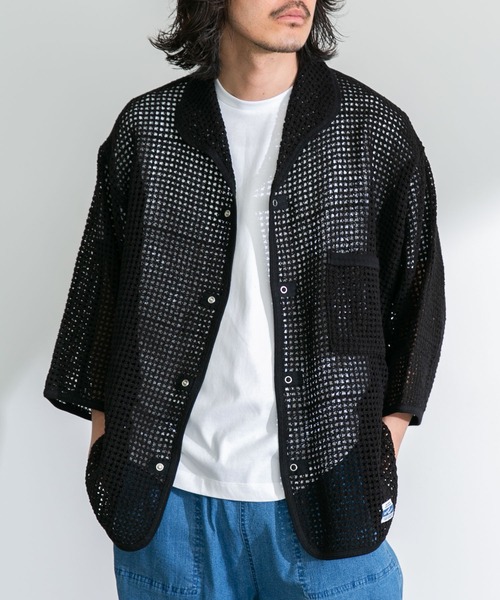 ARMY TWILL(アーミーツイル)の「ARMY TWILL Cotton Mesh Shirts(シャツ/ブラウス・メンズ・ブラック/ホワイト系その他・SMALL/MEDIUM)」の11枚目の写真