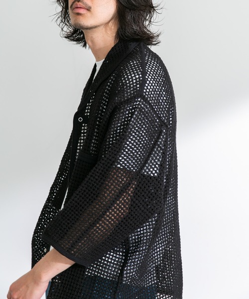 ARMY TWILL(アーミーツイル)の「ARMY TWILL Cotton Mesh Shirts(シャツ/ブラウス・メンズ・ブラック/ホワイト系その他・SMALL/MEDIUM)」の10枚目の写真
