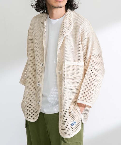 ARMY TWILL(アーミーツイル)の「ARMY TWILL Cotton Mesh Shirts(シャツ/ブラウス・メンズ・ブラック/ホワイト系その他・SMALL/MEDIUM)」の6枚目の写真