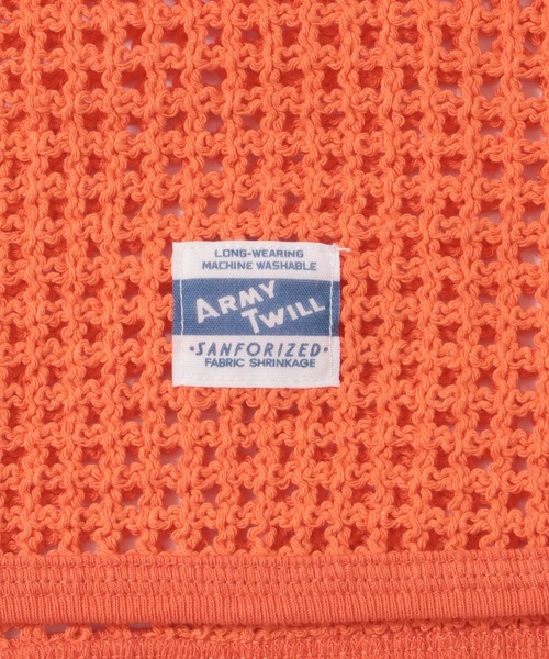 ARMY TWILL(アーミーツイル)の「ARMY TWILL Cotton Mesh Shirts(シャツ/ブラウス・メンズ・ブラック/ホワイト系その他・SMALL/MEDIUM)」の15枚目の写真