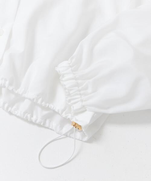 F by ROSSO（エフバイロッソ）の「F by ROSSO　UVCUT撥水ボリュームスリーブシャツ（シャツ/ブラウス・レディース・ベージュ/ホワイト・FREE）」の11枚目の写真