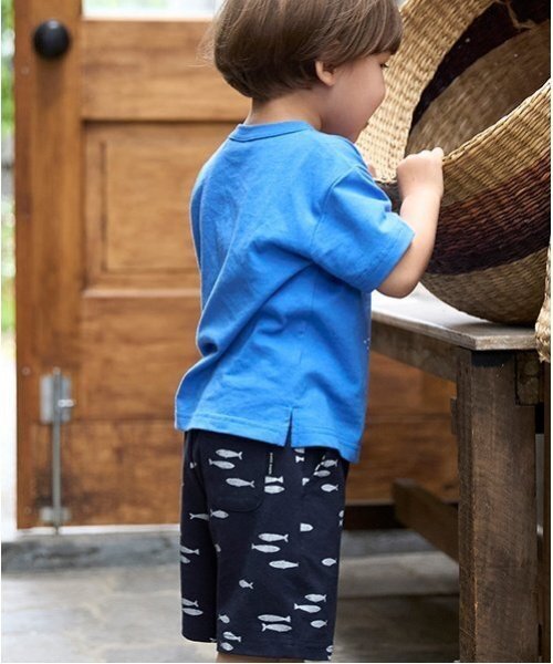 petit main（プティマイン）の「【プティプラ】BOYSハーフパンツ（その他パンツ・キッズ・ネイビー/ダークブルー/ホワイト系その他/ライトグリーン/チャコール/サックスブルー/カーキ/クリーム・80ｃｍ/100cm/110cm/120cm/90cm/130cm）」の13枚目の写真