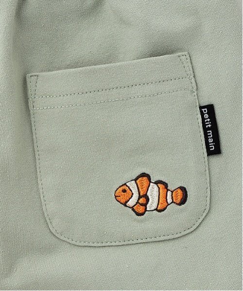 petit main（プティマイン）の「【プティプラ】BOYSハーフパンツ（その他パンツ・キッズ・ネイビー/ダークブルー/ホワイト系その他/ライトグリーン/チャコール/サックスブルー/カーキ/クリーム・80ｃｍ/100cm/110cm/120cm/90cm/130cm）」の21枚目の写真