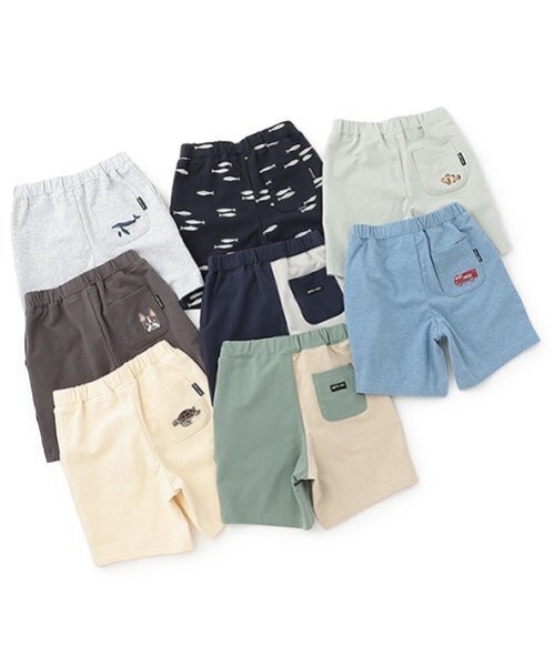 petit main（プティマイン）の「【プティプラ】BOYSハーフパンツ（その他パンツ・キッズ・ネイビー/ダークブルー/ホワイト系その他/ライトグリーン/チャコール/サックスブルー/カーキ/クリーム・80ｃｍ/100cm/110cm/120cm/90cm/130cm）」の18枚目の写真